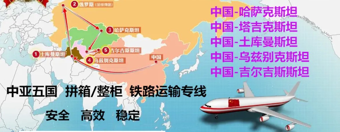 中亞海運專線 中亞空運價格 中亞快遞查詢 中亞?？砧F多式聯運國際貨運代理