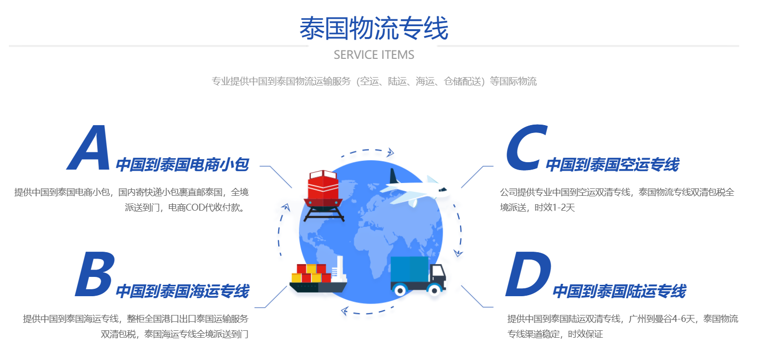 泰國貨貨運代理 泰國國際物流公司  泰國進(jìn)出口報關(guān)公司 泰國國際貨運代理有限公司